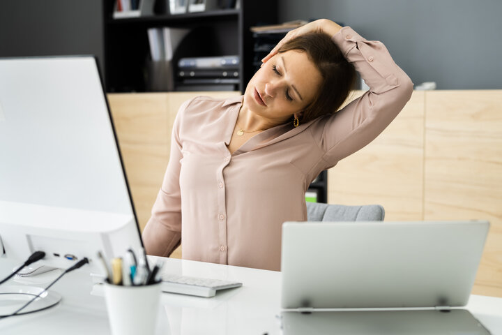 Ergonomics neck stretch