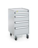 Drawer unit with castors by Treston
